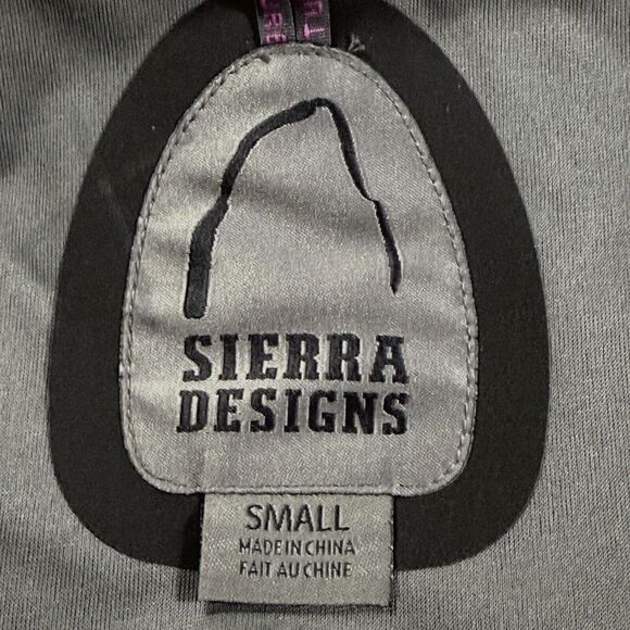 Sierra Designs Black Hurricane Jacket Sz S Womens Wind and Rain Resistant Hooded - Picture 8 of 9